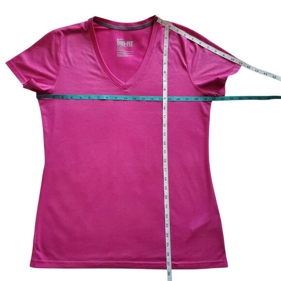HOT PINK NIKE DRI-FIT TOP SIZE L - Picture 6 of 6